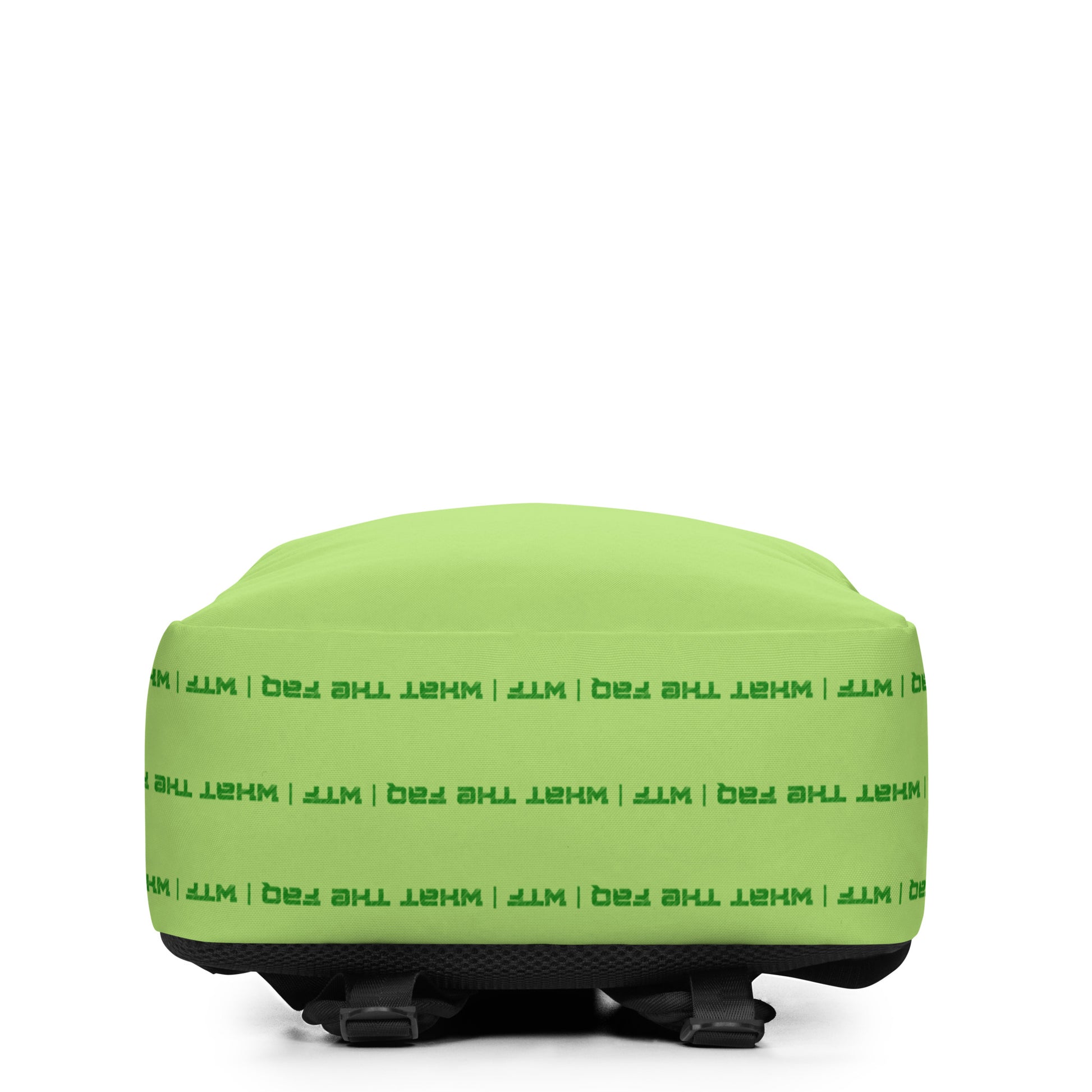 FAQ Me Personalized QR Code Acid Green Backpack-QR GEAR STORE