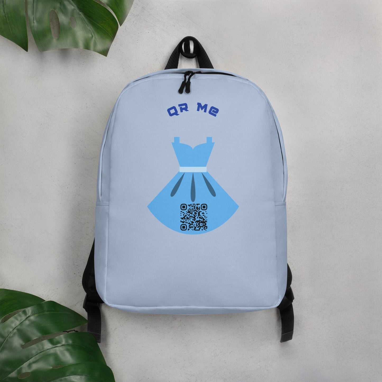 Dress Emoji Personalized QR Code Backpack-QR GEAR STORE