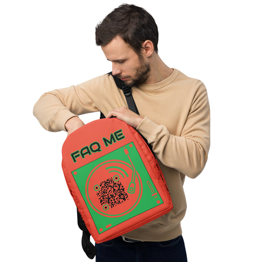 Music Lovers Personalized QR Code Backpack