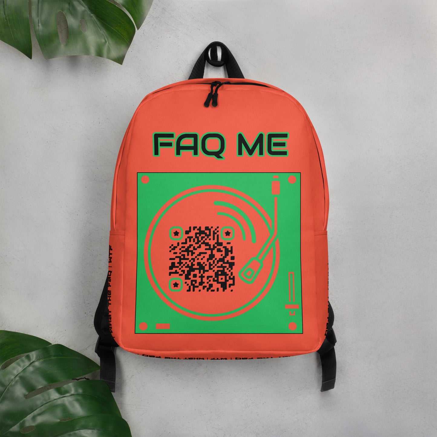 Music Lovers Personalized QR Code Backpack