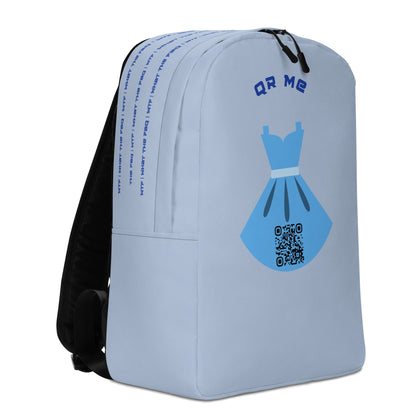 Dress Emoji Personalized QR Code Backpack-QR GEAR STORE