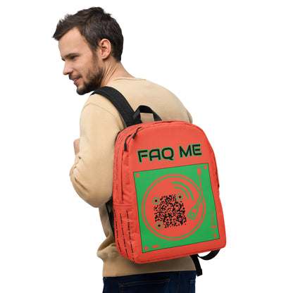 Music Lovers Personalized QR Code Backpack