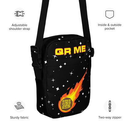 Galactic Gear Personalized QR Code Crossbody bag