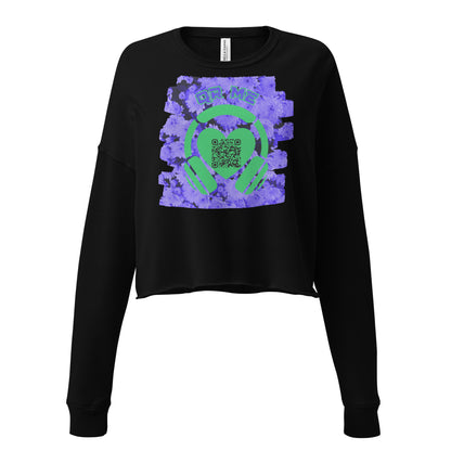 FruitsMusic Cropped Sweatshirt – Share the Top Spotify Playlist with your QR Code