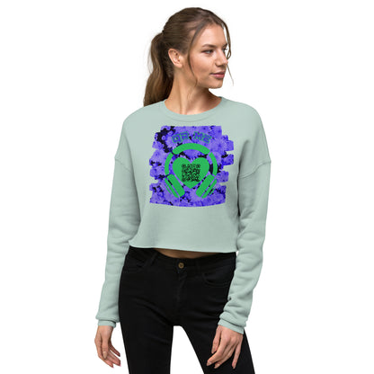 FruitsMusic Cropped Sweatshirt – Share the Top Spotify Playlist with your QR Code