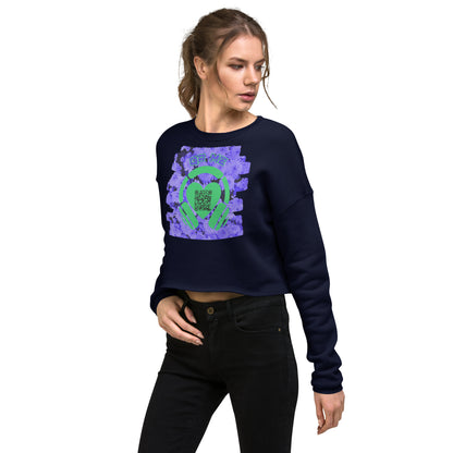 FruitsMusic Cropped Sweatshirt – Share the Top Spotify Playlist with your QR Code