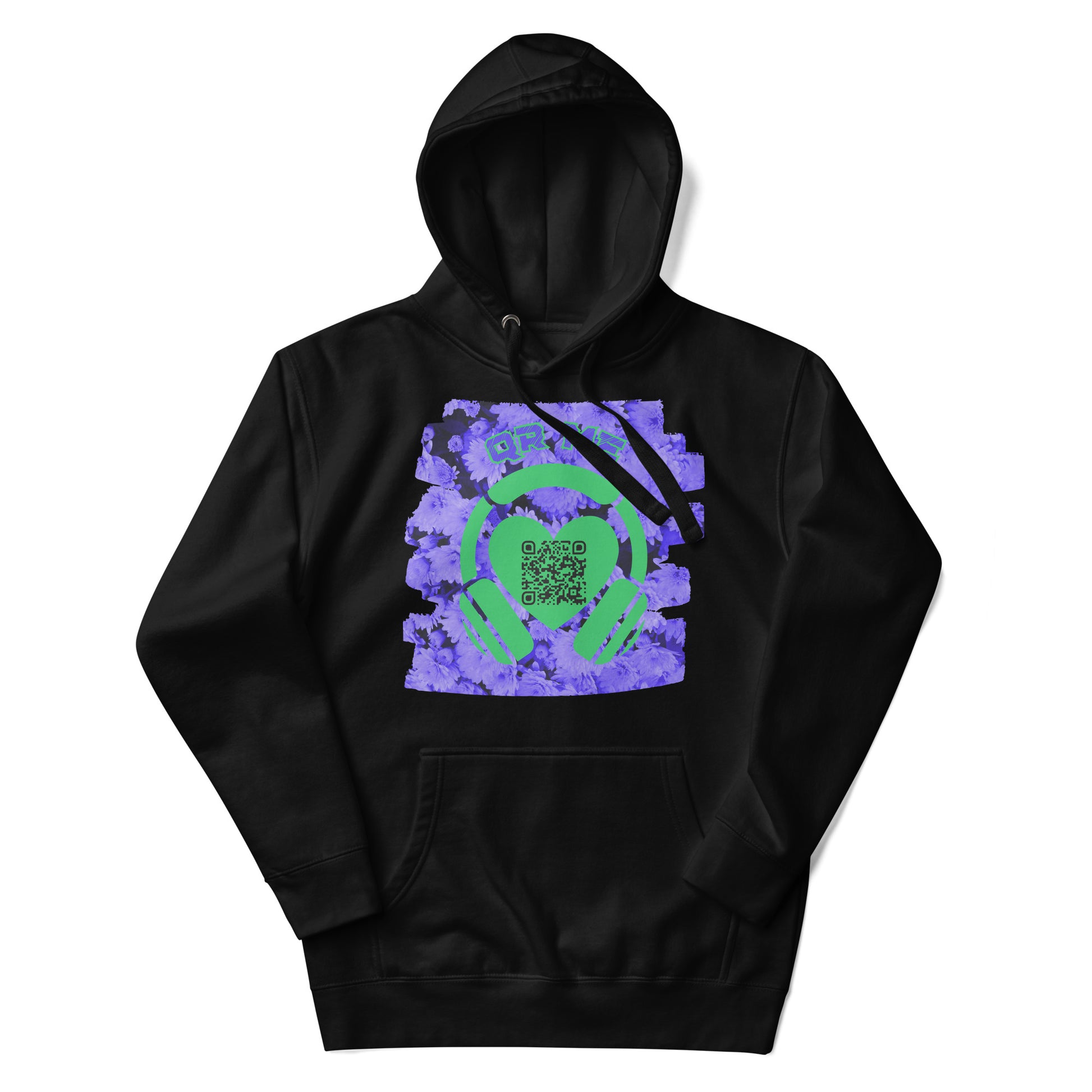 Fruits Music Hoodie – Share the Top Spotify Playlist with your QR Code