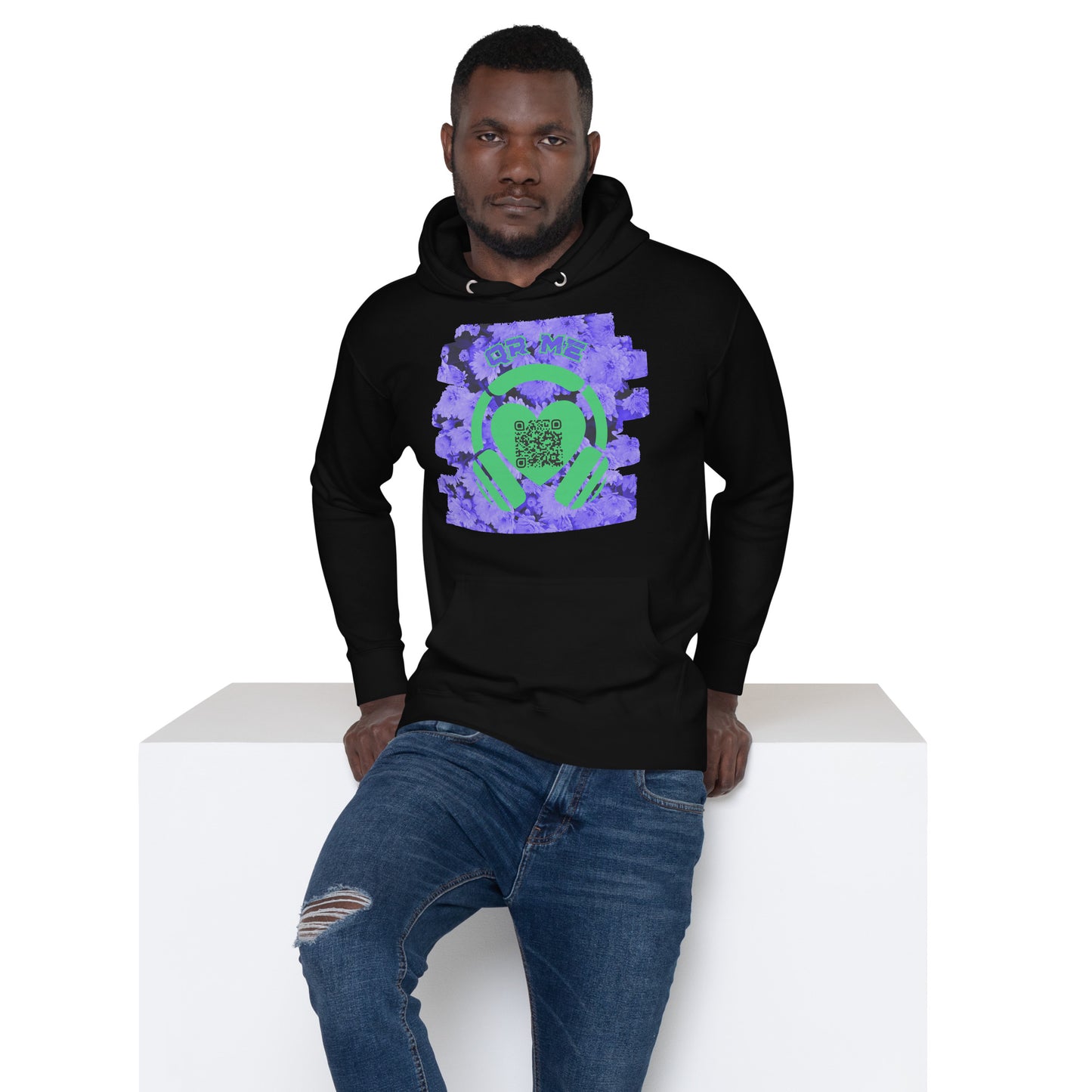 Fruits Music Hoodie – Share the Top Spotify Playlist with your QR Code