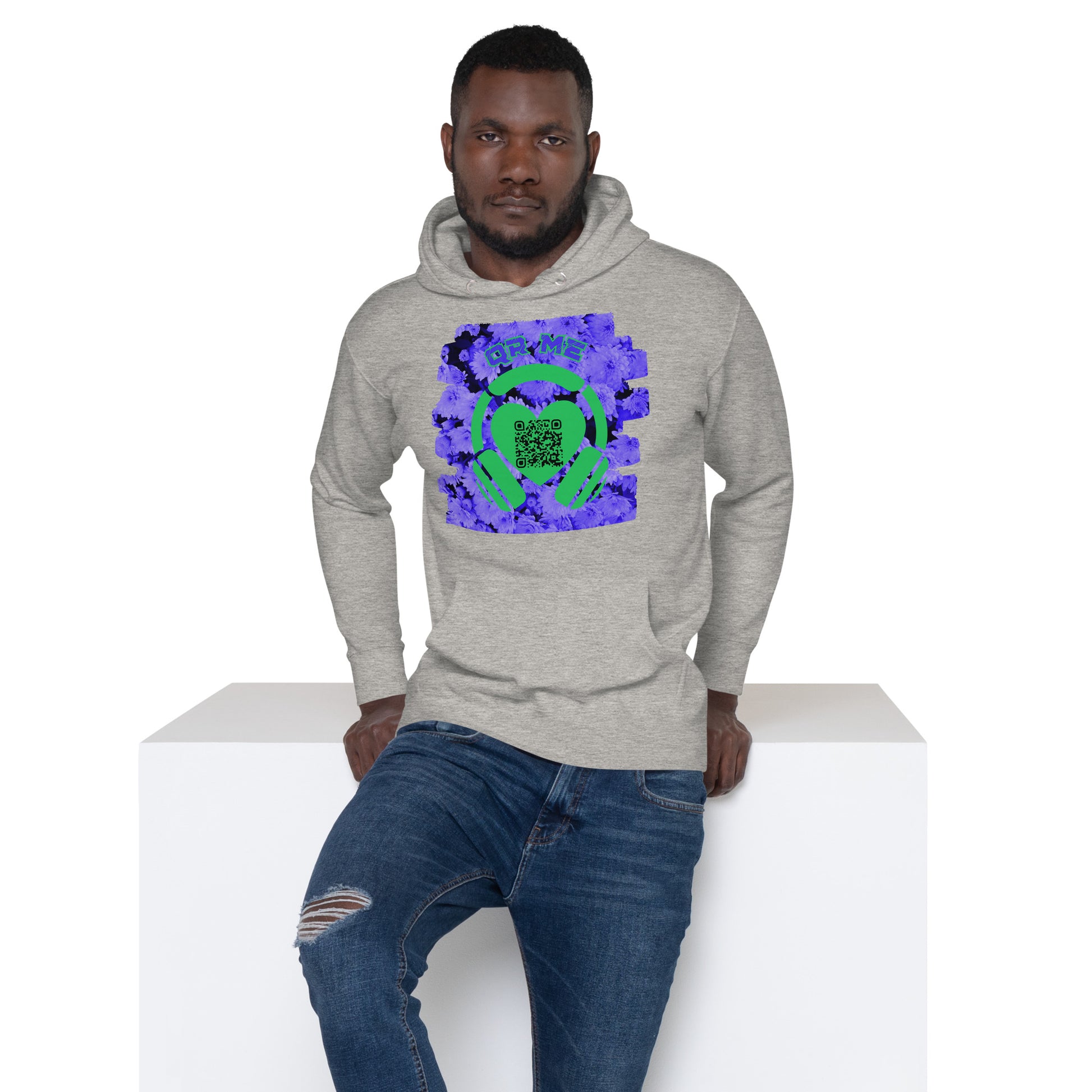 Fruits Music Hoodie – Share the Top Spotify Playlist with your QR Code