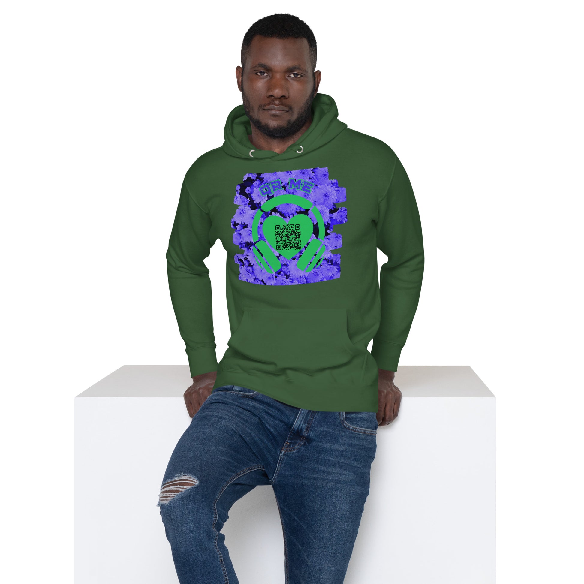 Fruits Music Hoodie – Share the Top Spotify Playlist with your QR Code