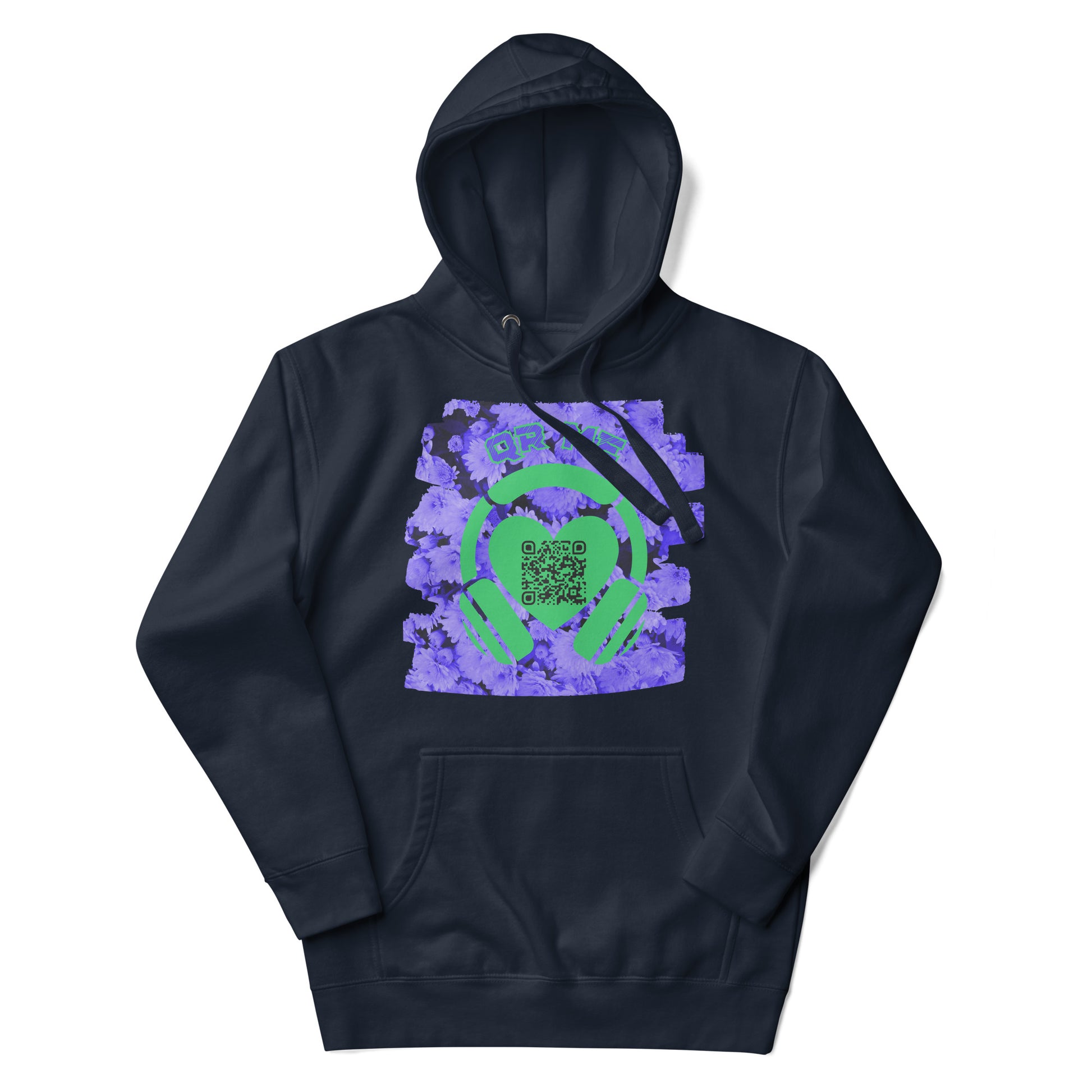 Fruits Music Hoodie – Share the Top Spotify Playlist with your QR Code