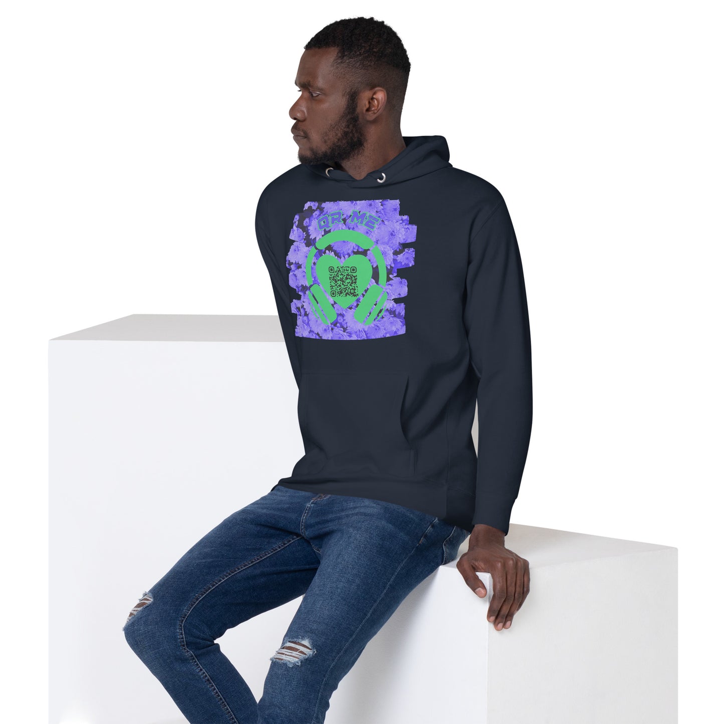 Fruits Music Hoodie – Share the Top Spotify Playlist with your QR Code