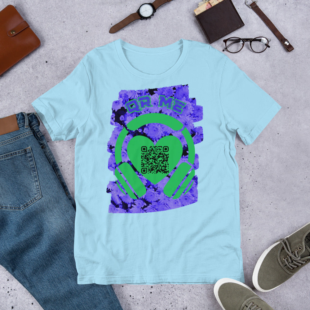 Fruits Music QR Code T-shirt – Share Your Spotify Vibes