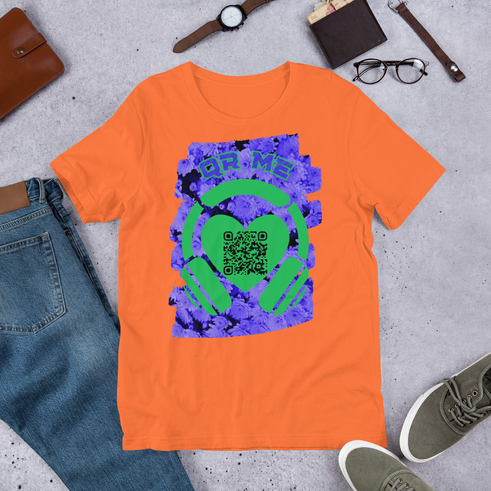 Fruits Music QR Code T-shirt – Share Your Spotify Vibes