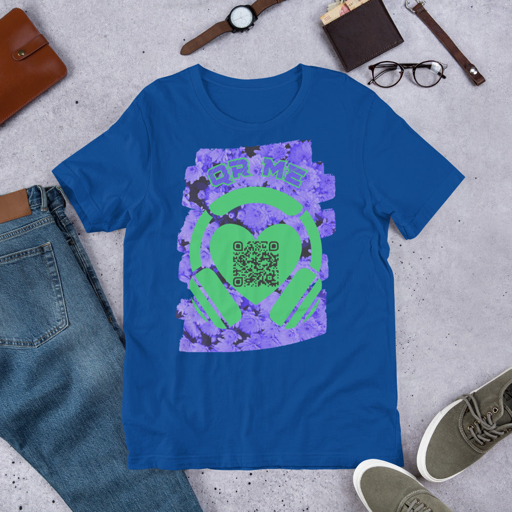 Fruits Music QR Code T-shirt – Share Your Spotify Vibes