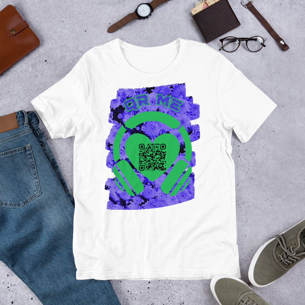 Fruits Music QR Code T-shirt – Share Your Spotify Vibes