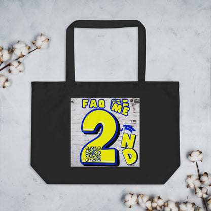 2nd Year Uni Icebreaker! | Personalised QR Code Organic Tote Bag