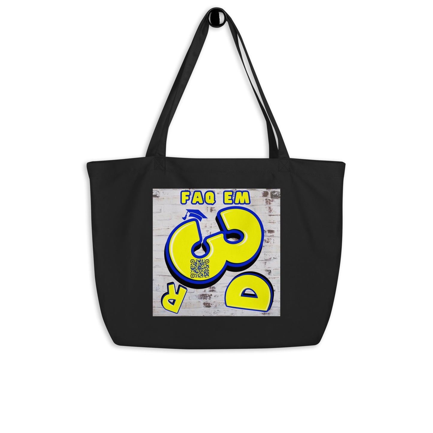 Final Year Uni Icebreaker Bag! | Custom QR Code Large tote bag