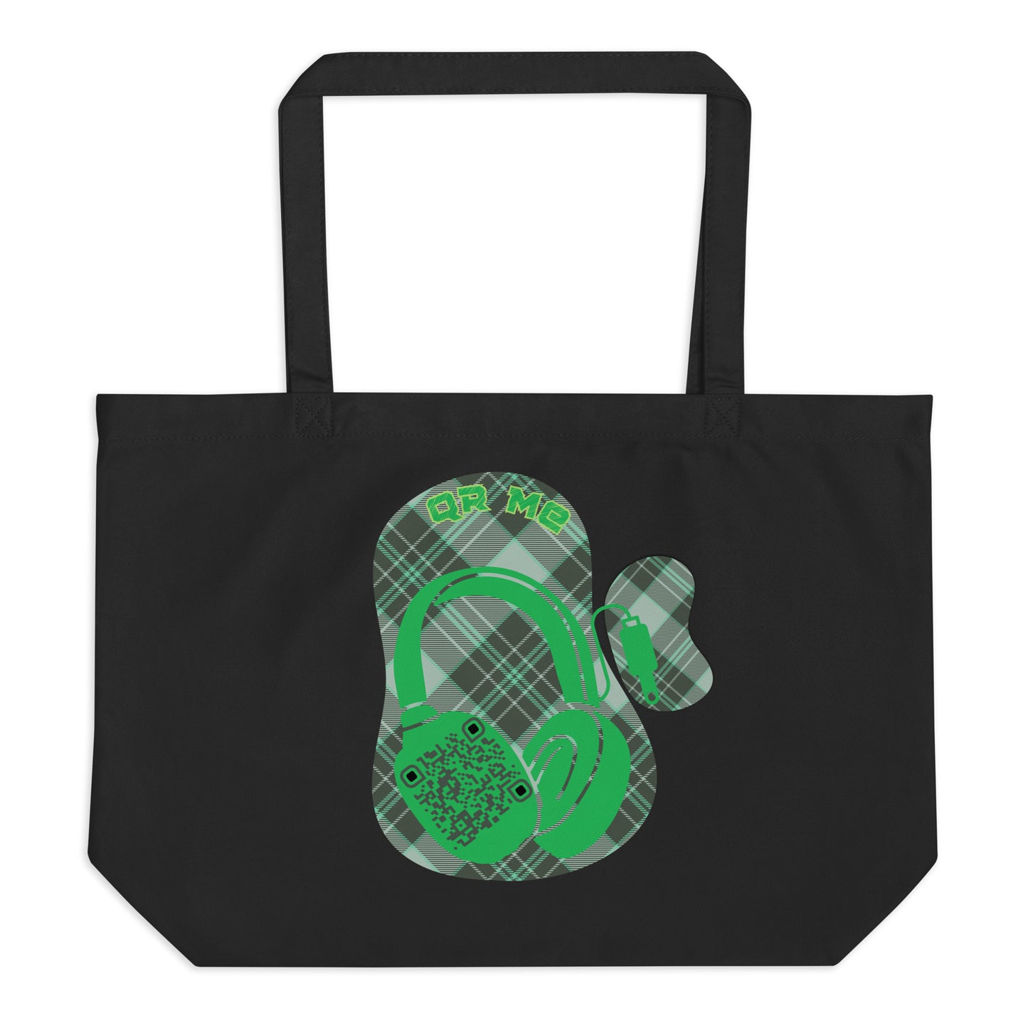 Share Your Music QR Code Large Tote bag - X-Stream Style