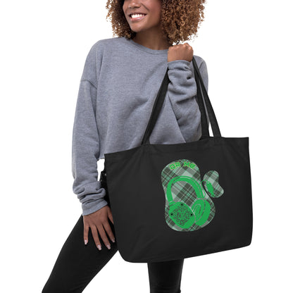 Share Your Music QR Code Large Tote bag - X-Stream Style