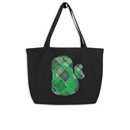 Share Your Music QR Code Large Tote bag - X-Stream Style