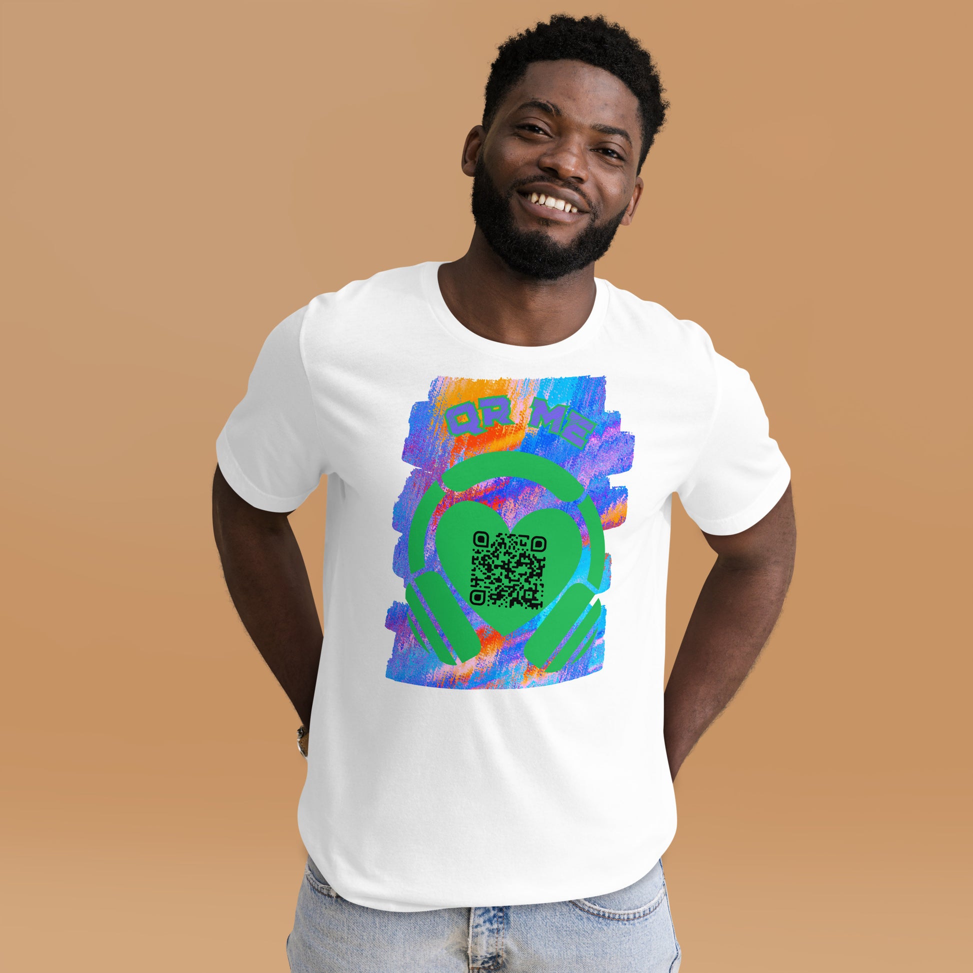 No.1 Music Fan QR Code T-Shirt – Share Your Playlist