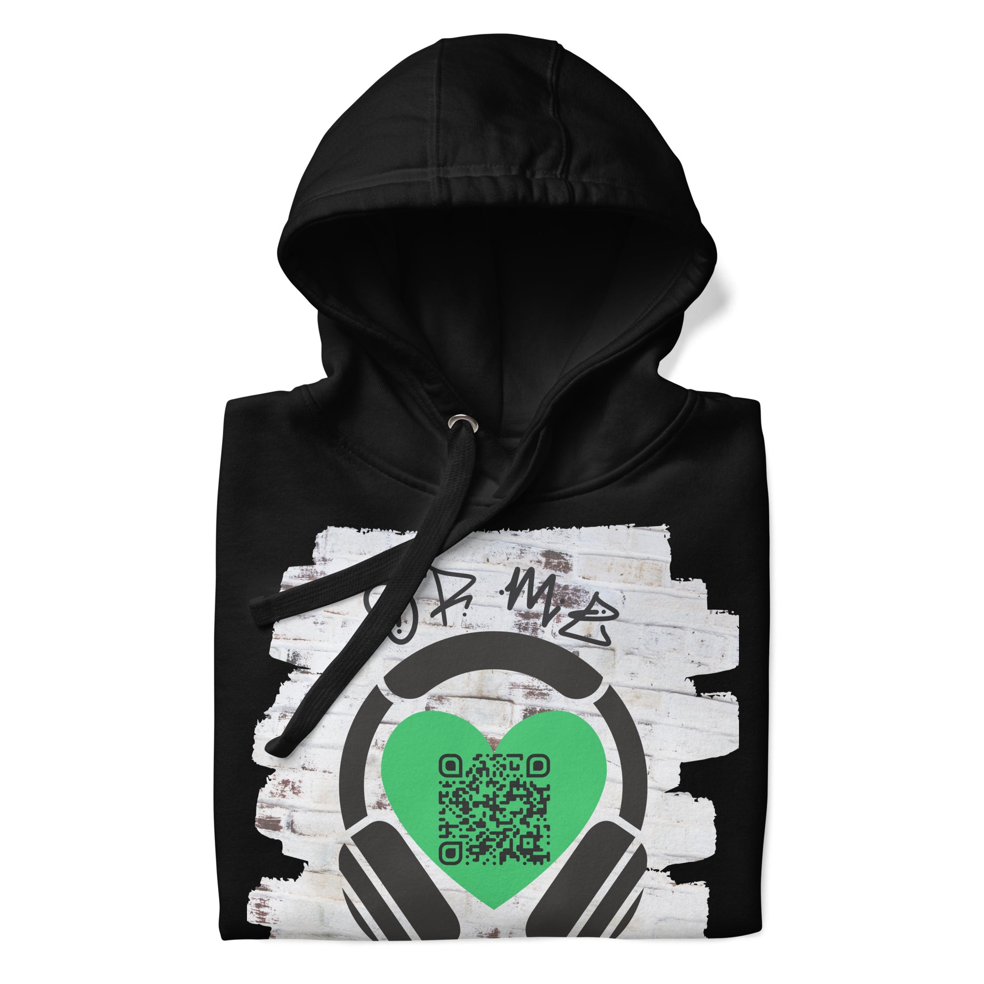 Music Sharing QR Code Hoodie – Share Your Spotify Playlist in Style