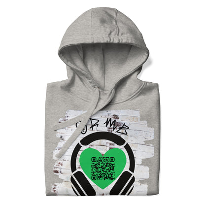 Music Sharing QR Code Hoodie – Share Your Spotify Playlist in Style