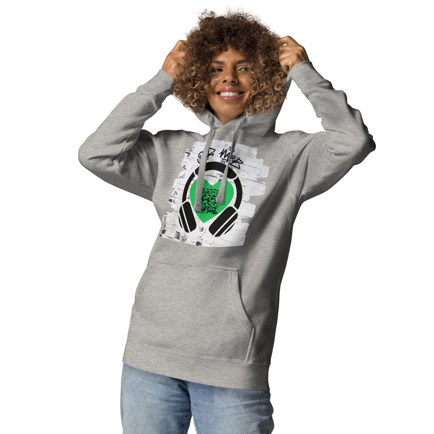 Music Sharing QR Code Hoodie – Share Your Spotify Playlist in Style