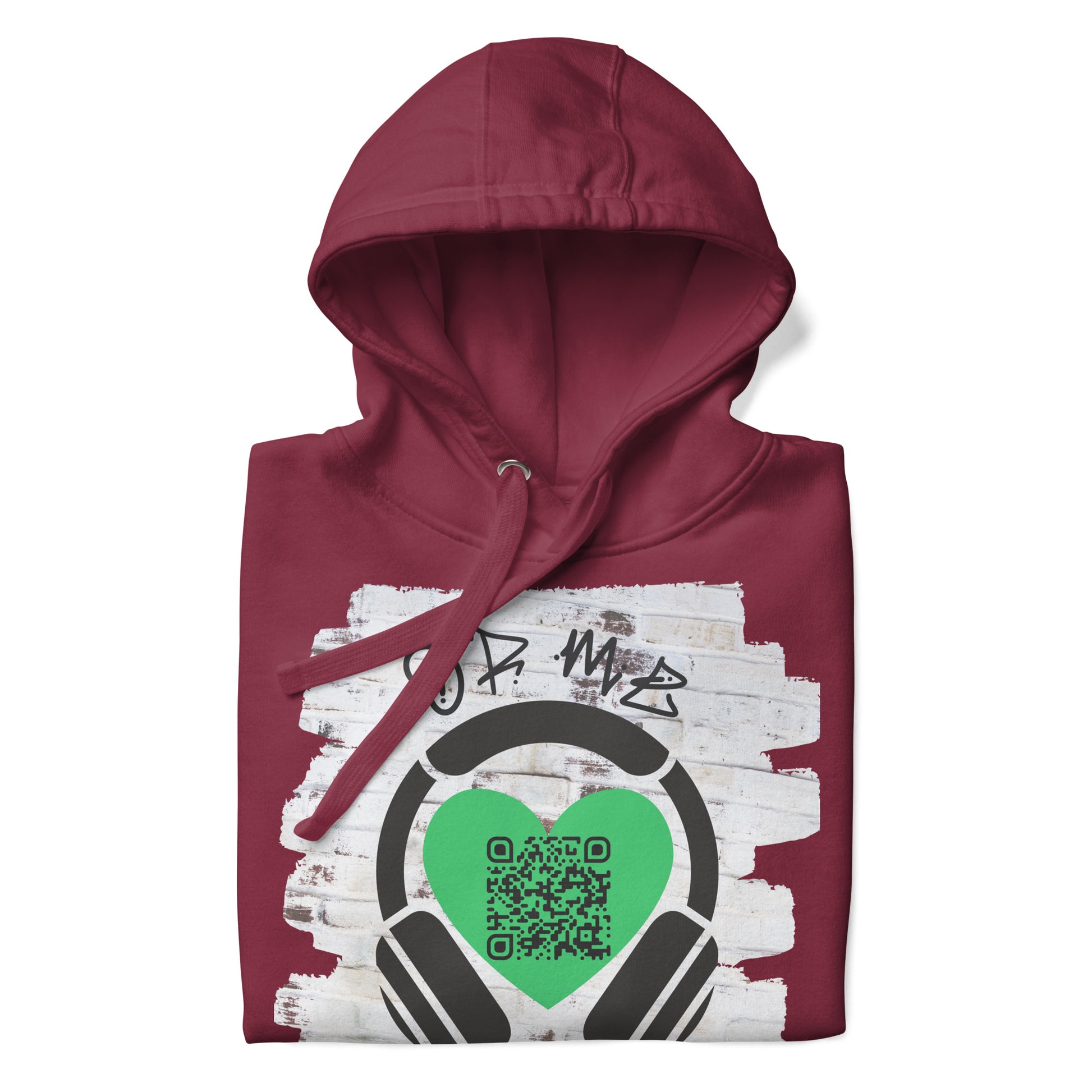 Music Sharing QR Code Hoodie – Share Your Spotify Playlist in Style