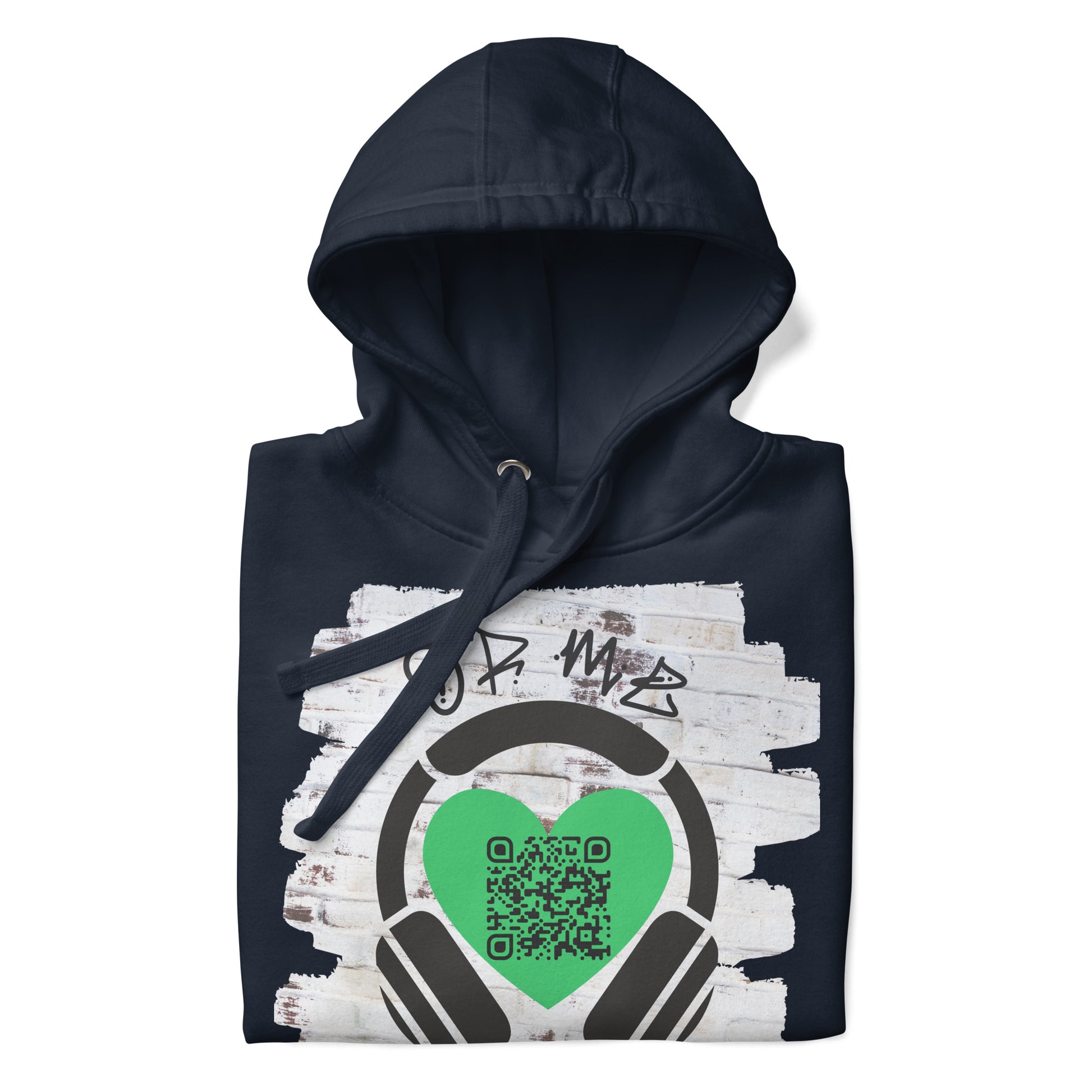 Music Sharing QR Code Hoodie – Share Your Spotify Playlist in Style