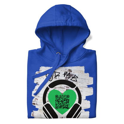 Music Sharing QR Code Hoodie – Share Your Spotify Playlist in Style