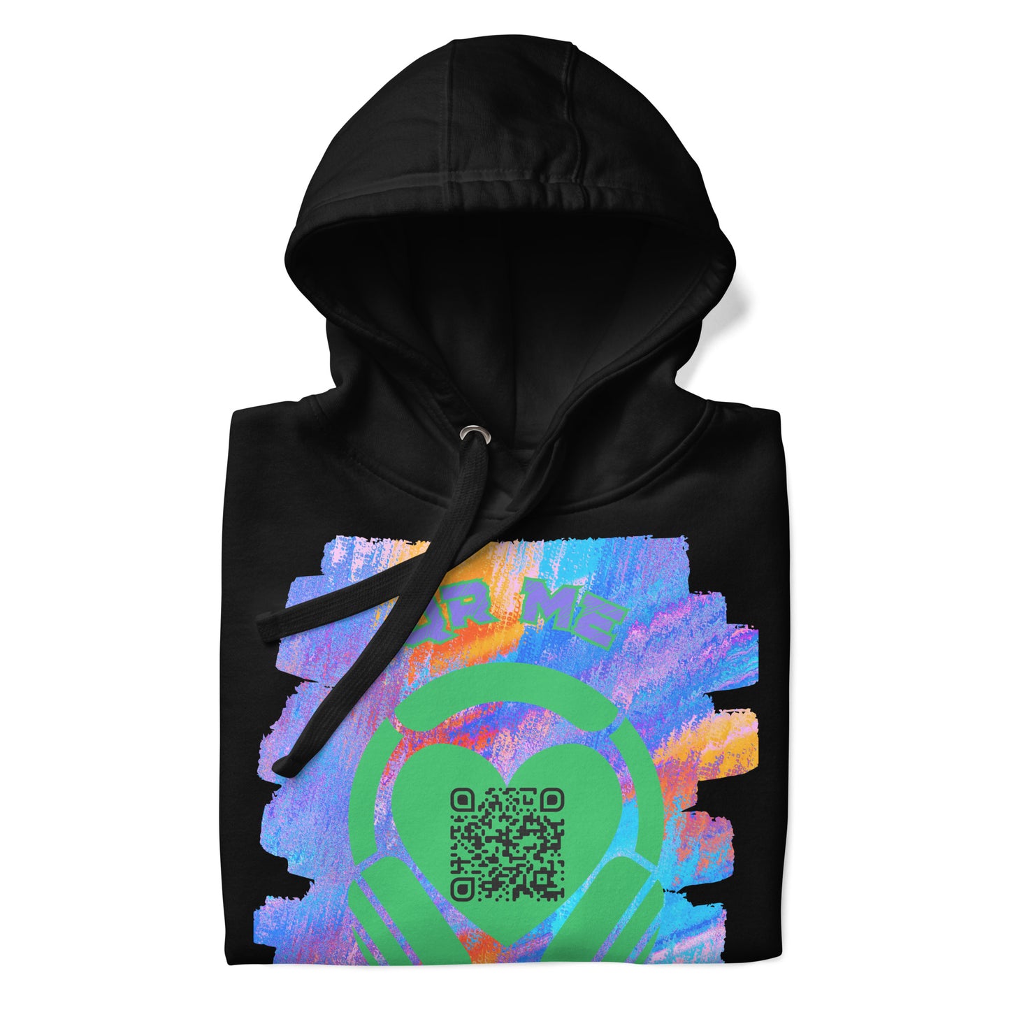 No. 1 Music Fan Hoodie – Share Your Spotify Playlists with a QR Code