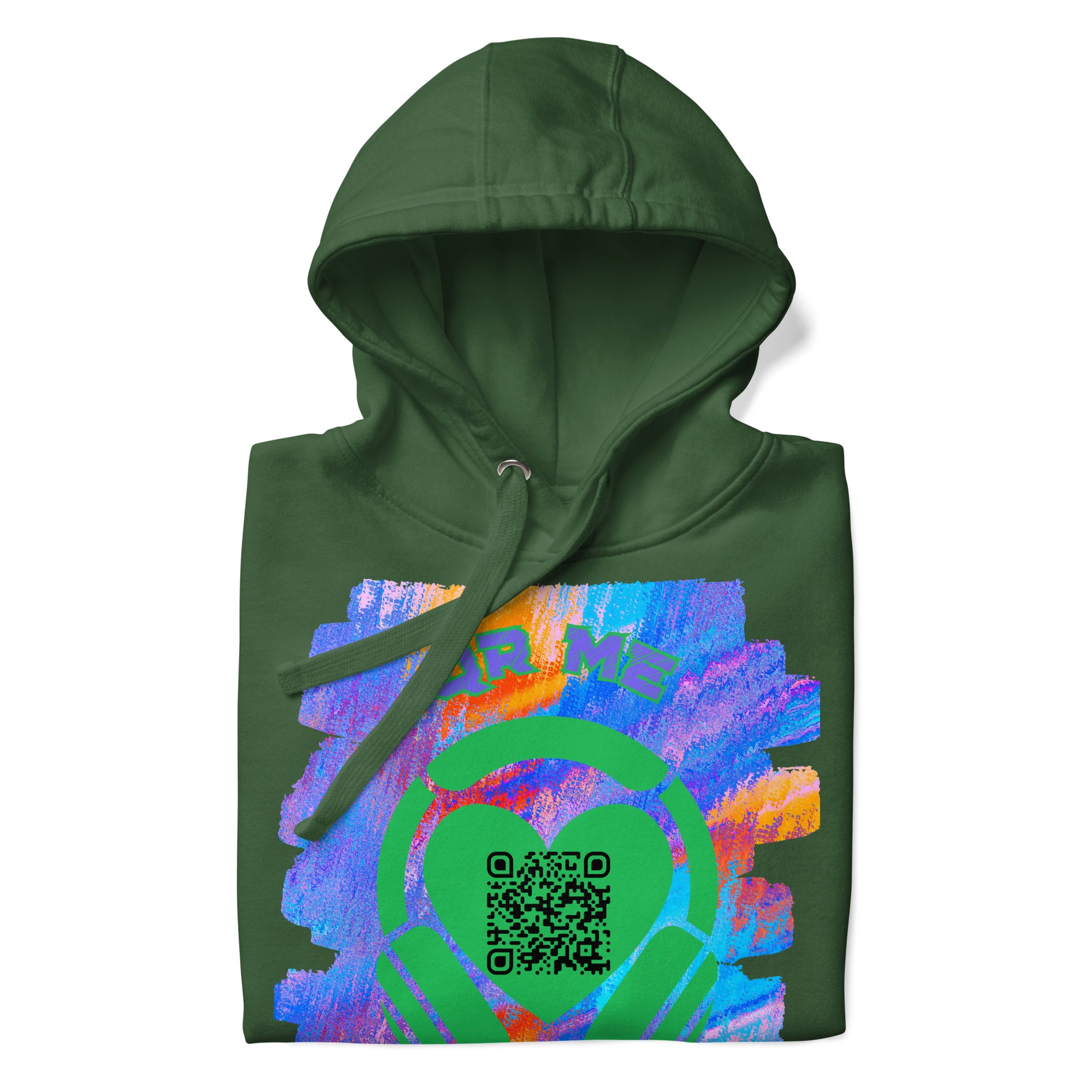 No. 1 Music Fan Hoodie – Share Your Spotify Playlists with a QR Code