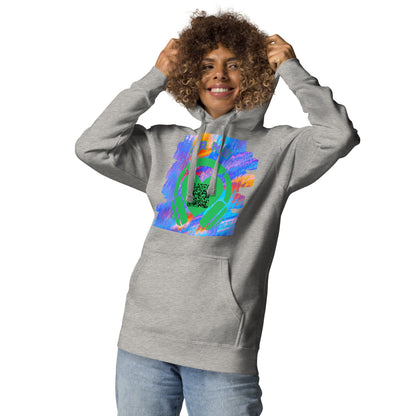 No. 1 Music Fan Hoodie – Share Your Spotify Playlists with a QR Code