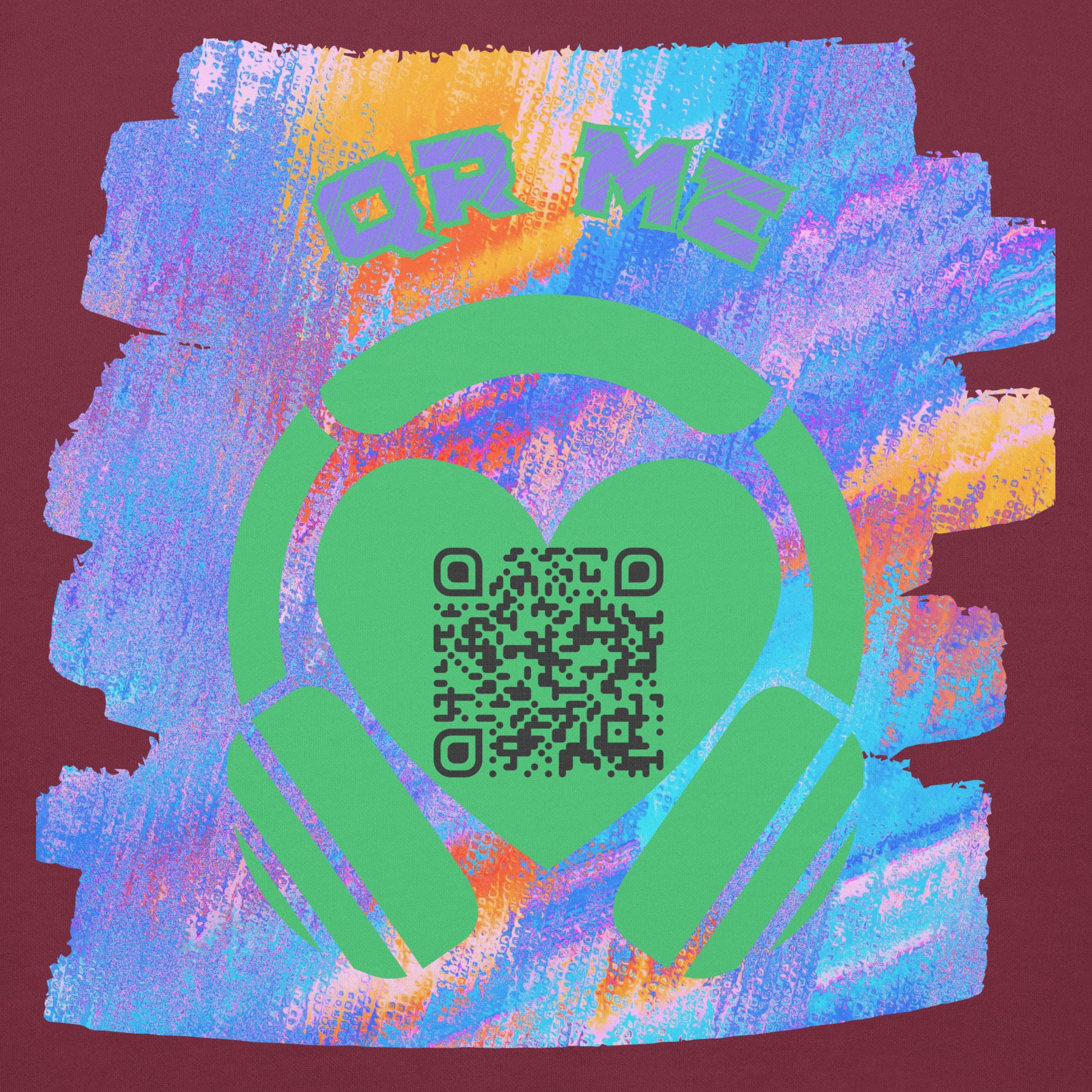 No. 1 Music Fan Hoodie – Share Your Spotify Playlists with a QR Code