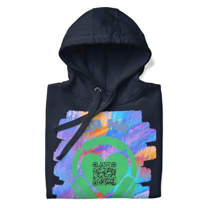 No. 1 Music Fan Hoodie – Share Your Spotify Playlists with a QR Code