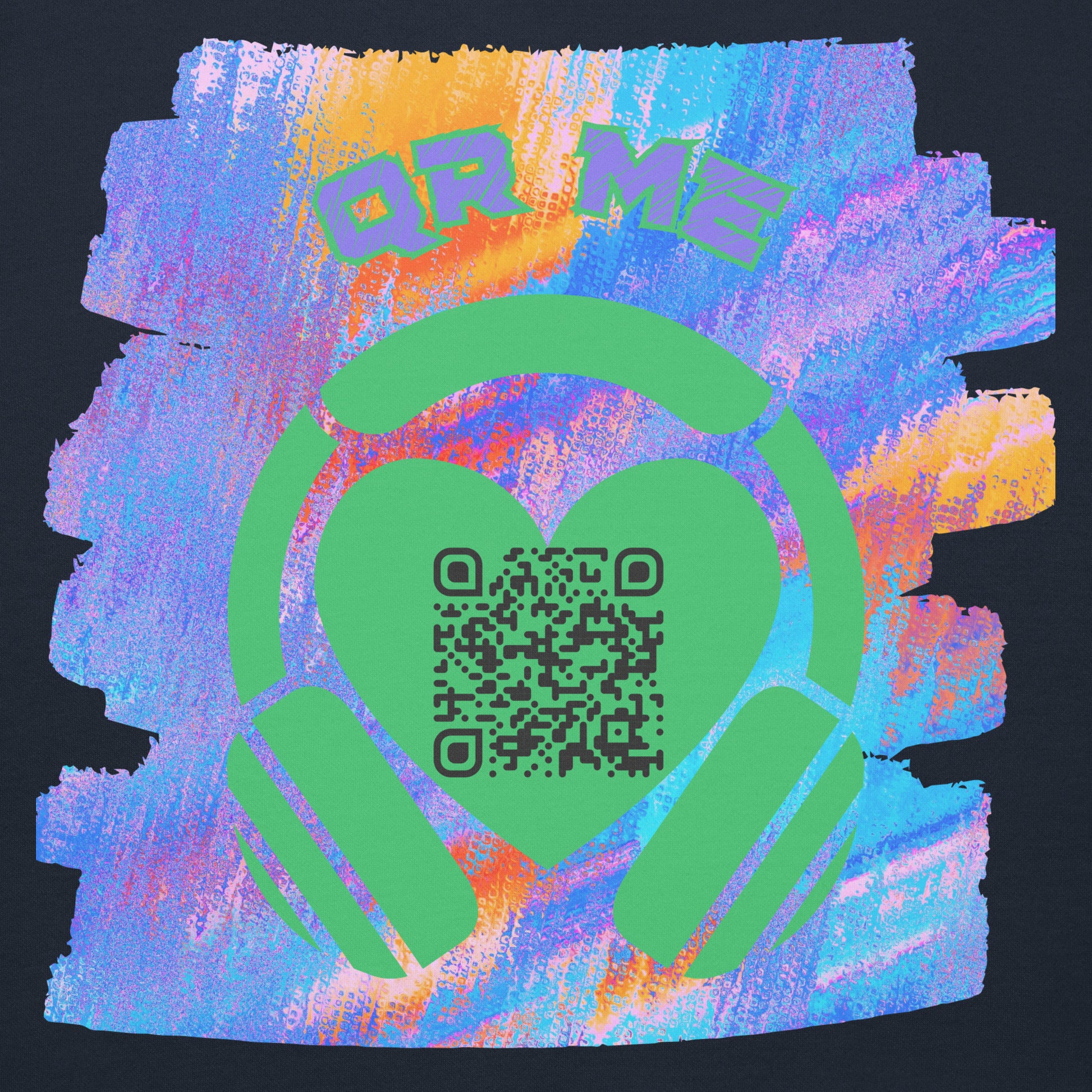 No. 1 Music Fan Hoodie – Share Your Spotify Playlists with a QR Code