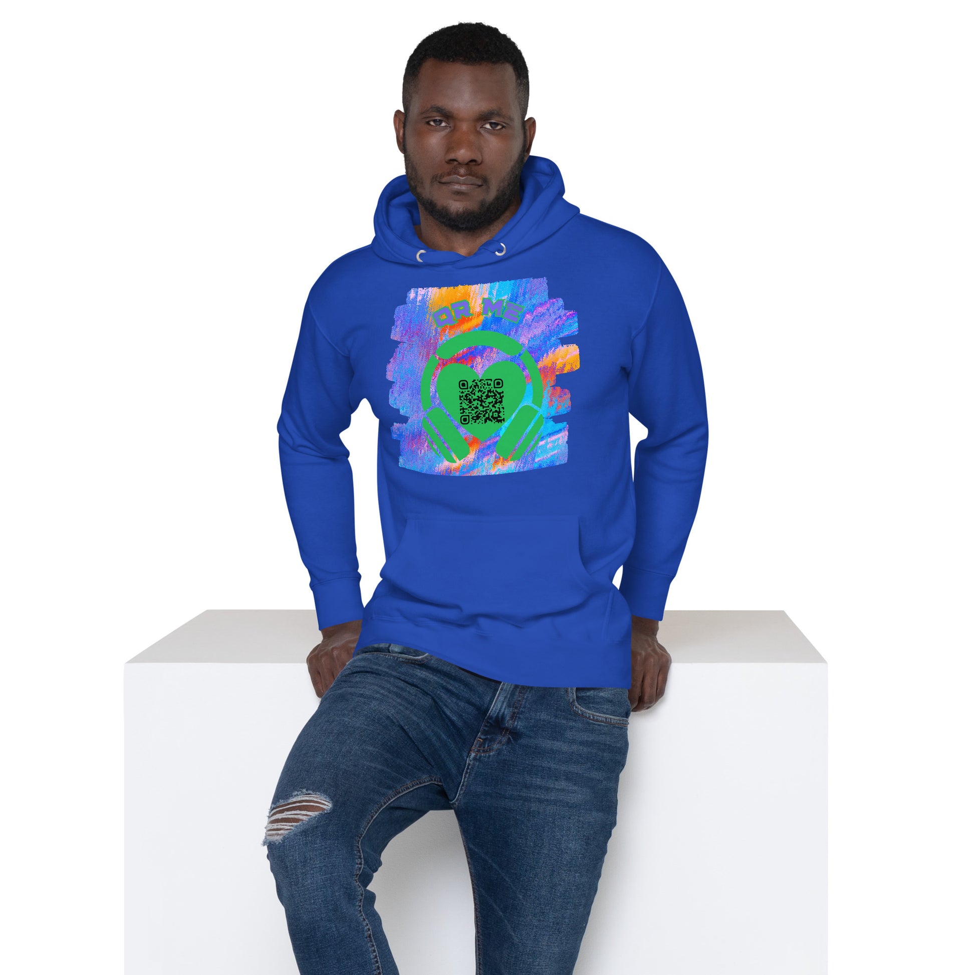 No. 1 Music Fan Hoodie – Share Your Spotify Playlists with a QR Code