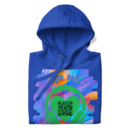 No. 1 Music Fan Hoodie – Share Your Spotify Playlists with a QR Code