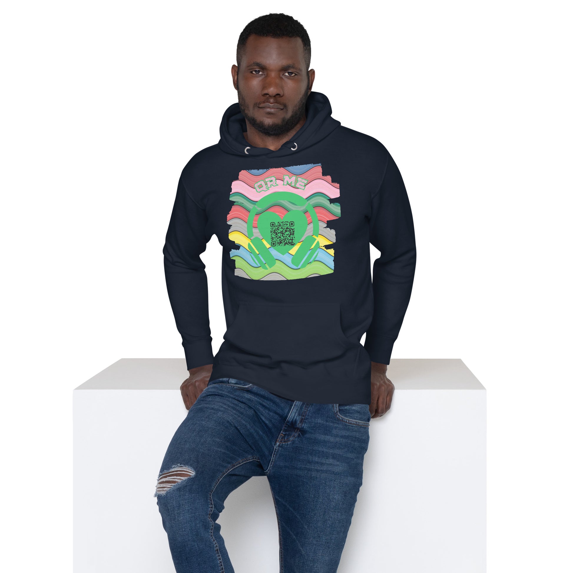 RapCaviar Hoodie – Share Your Spotify Playlist with a QR Code