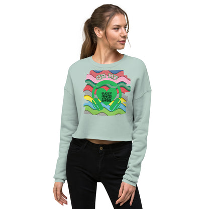 RapCaviar Cropped Sweatshirt – Share Your Spotify Playlist with a QR Code