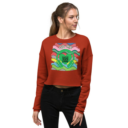 RapCaviar Cropped Sweatshirt – Share Your Spotify Playlist with a QR Code