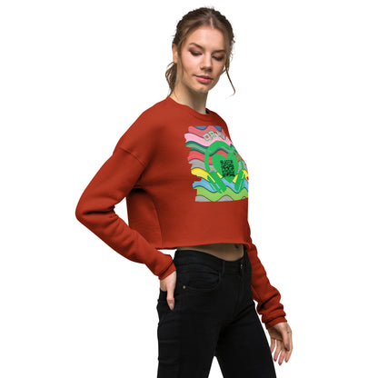 RapCaviar Cropped Sweatshirt – Share Your Spotify Playlist with a QR Code