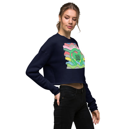 RapCaviar Cropped Sweatshirt – Share Your Spotify Playlist with a QR Code