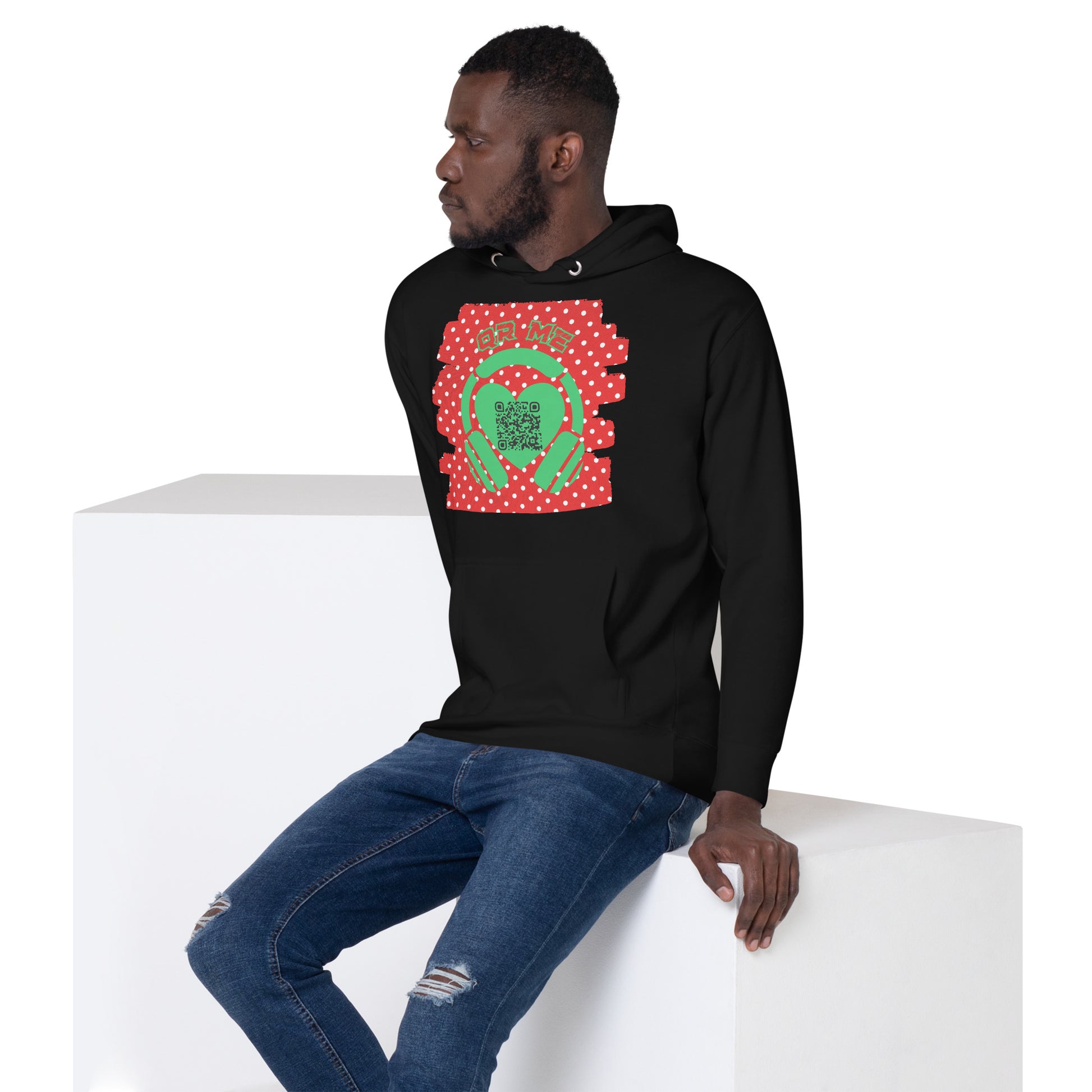 R&B Hoodie – Share Your RnB Spotify Playlists with a QR Code