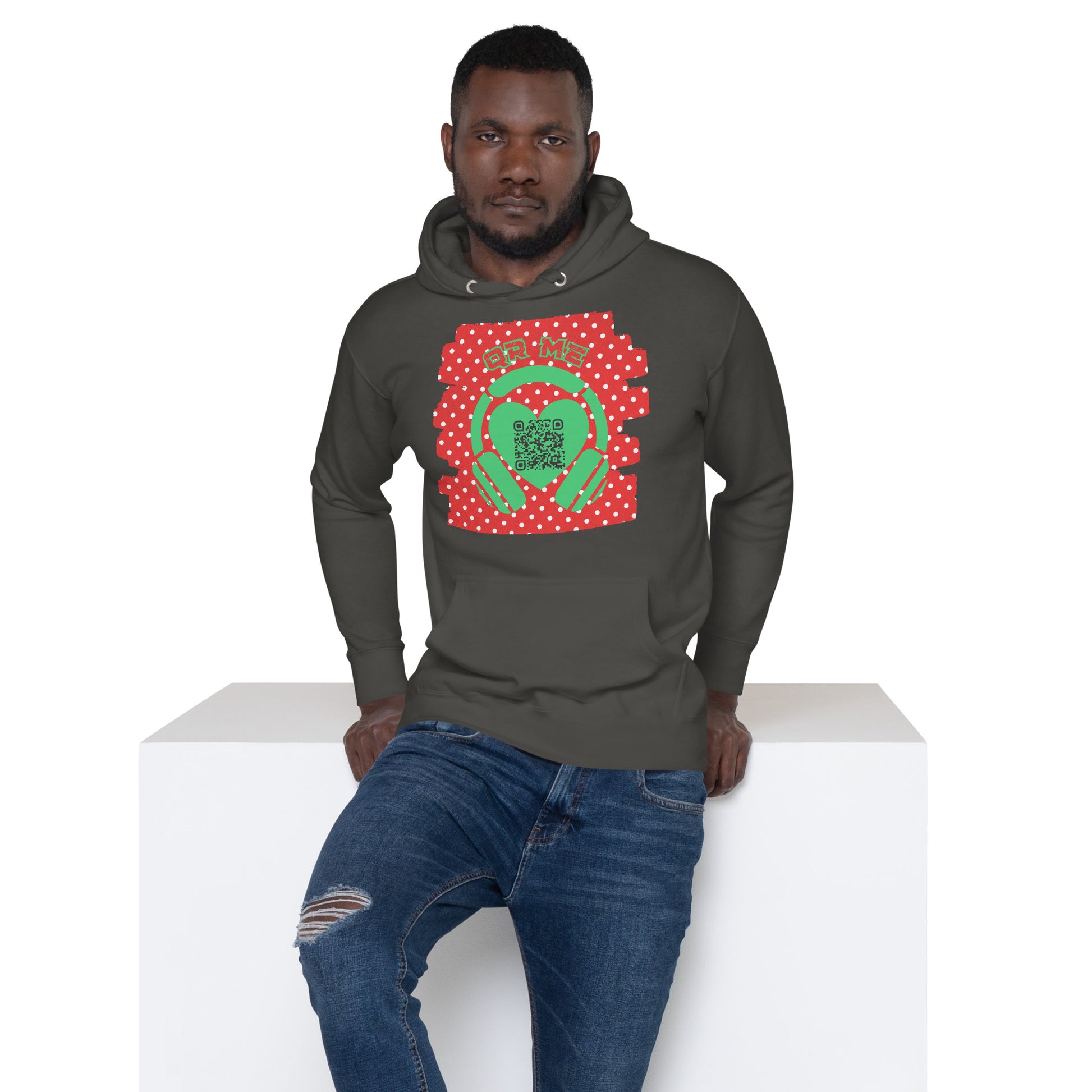 R&B Hoodie – Share Your RnB Spotify Playlists with a QR Code