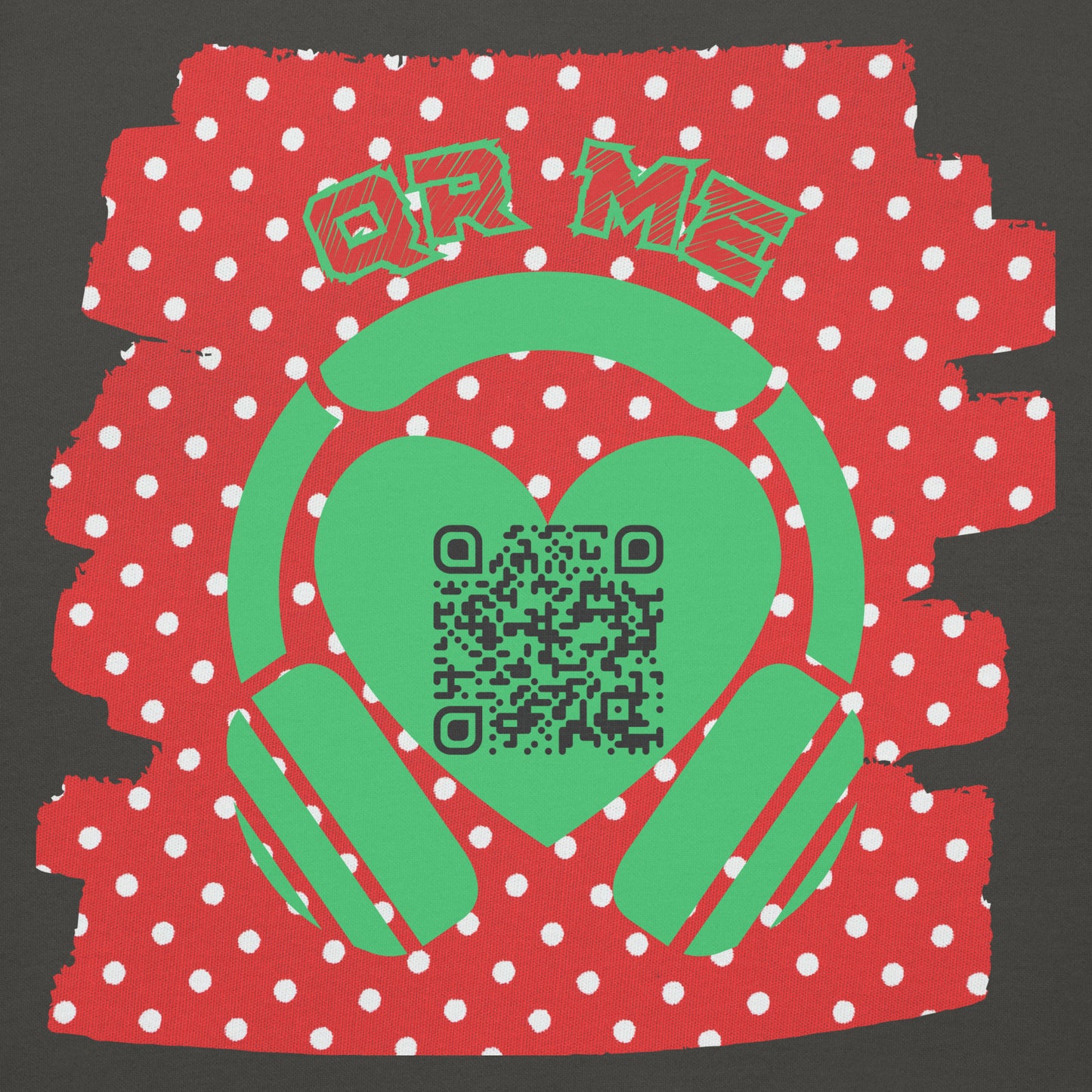 R&B Hoodie – Share Your RnB Spotify Playlists with a QR Code