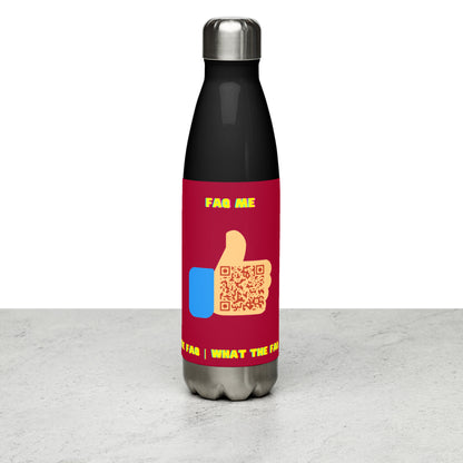 FAQ Me Personalized QR Code Insulated bottle