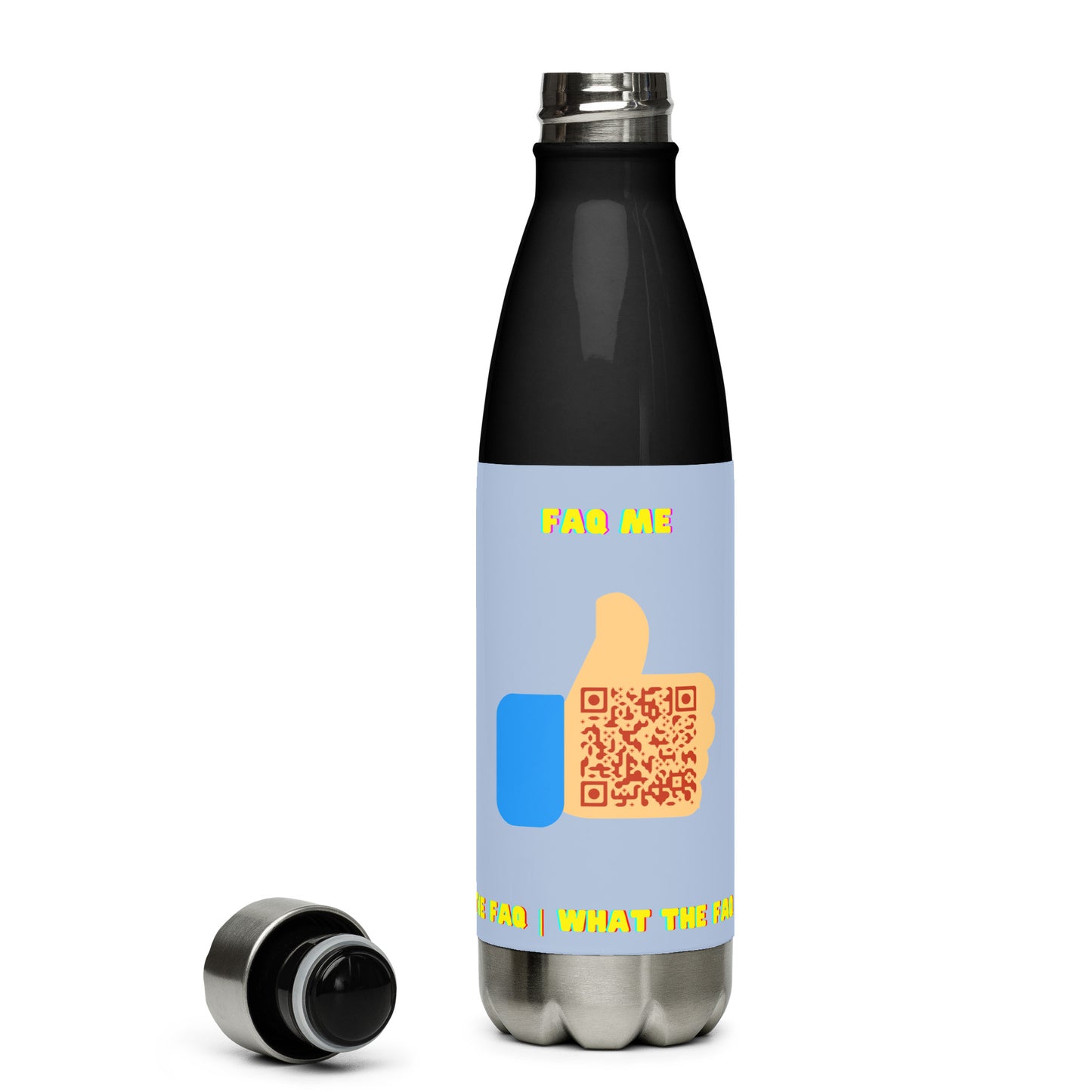 FAQ Me Personalized QR Code Insulated bottle